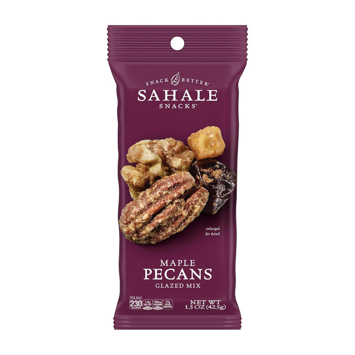 Sahale Snacks Pomegranate Vanilla Cashews, 4 oz Pouches (6 Packs) - Dry-Roasted Deluxe Mixed Nuts with Pomegranate Infused Apples & Madagascar Vanilla - Non-GMO, Kosher, & Certified Gluten-Free Snacks