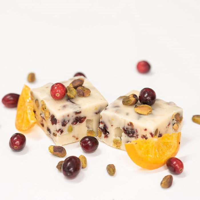 Valley Fudge, Peppermint Bark, Fresh Artisan Fudge, Real Butter, Gourmet Holiday Christmas Candy and Desserts, Food Gifts for Women and Men, Half Pound Package