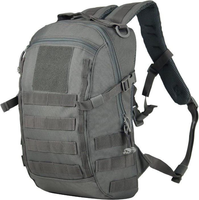 Small Tactical Backpack Military Daypack 12L Molle Bag Rucksack Army Daypack for Outdoor,Hiking,Camping,Travel (Green)