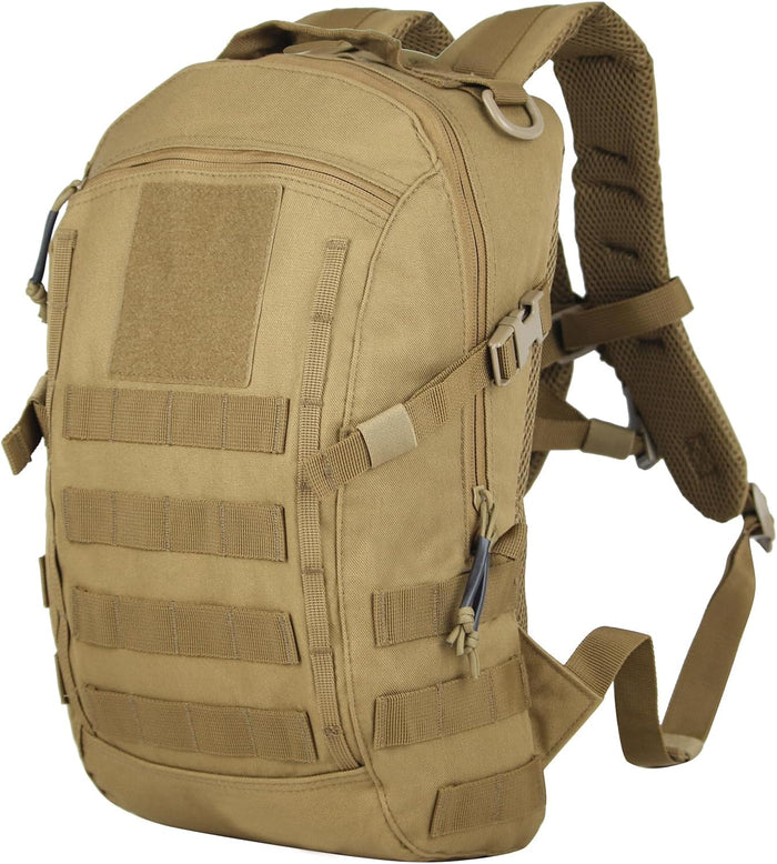 Small Tactical Backpack Military Daypack 12L Molle Bag Rucksack Army Daypack for Outdoor,Hiking,Camping,Travel (Green)