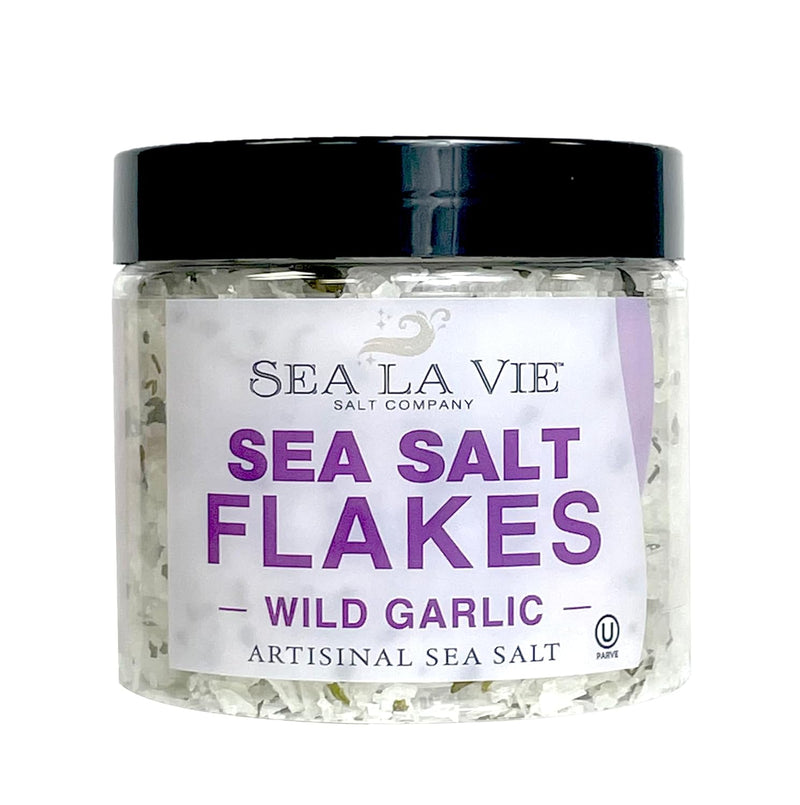 Sea La Vie Salt Flakes, 3.5 Ounces, Pack of 1, Kosher Handcrafted Gourmet Artisinal Finishing Salt Flakes from the Mediterranean Sea (Natural)