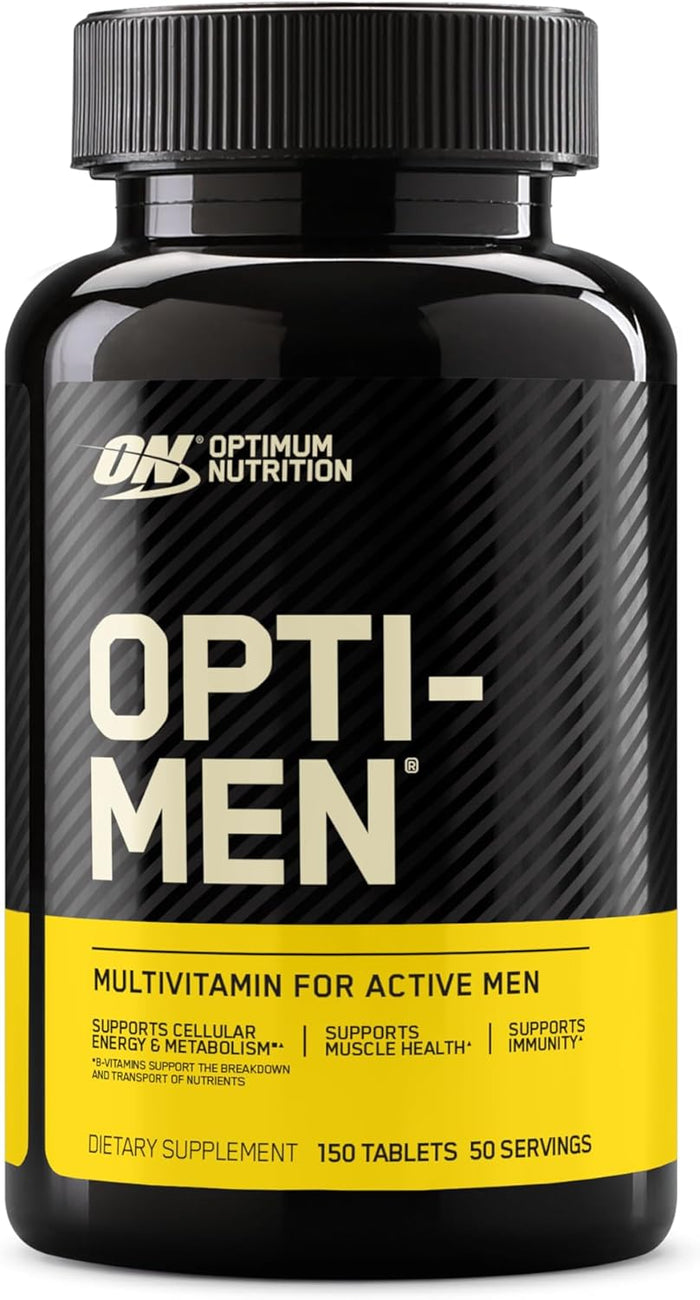 Optimum Nutrition Opti-Men, Vitamin C, Zinc and Vitamin D, E, B12 for Immune Support Mens Daily Multivitamin Supplement, 90 Count (Packaging May Vary)