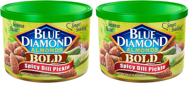Blue Diamond Almonds, Made with Mike’s Hot Honey Infused with Chilies For a Perfect Sweet and Spicy Snack Nut Combination, 6oz. Can