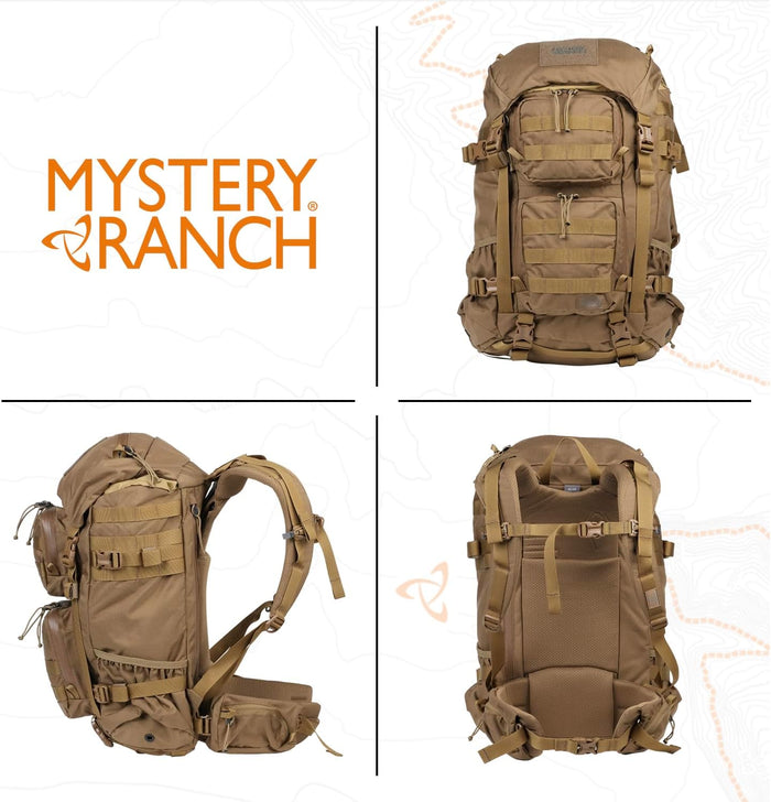 Mystery Ranch Blitz 35 Backpack – Tactical Daypack with Waistbelt & Padded Laptop Sleeve – Coyote, 35L, L/XL