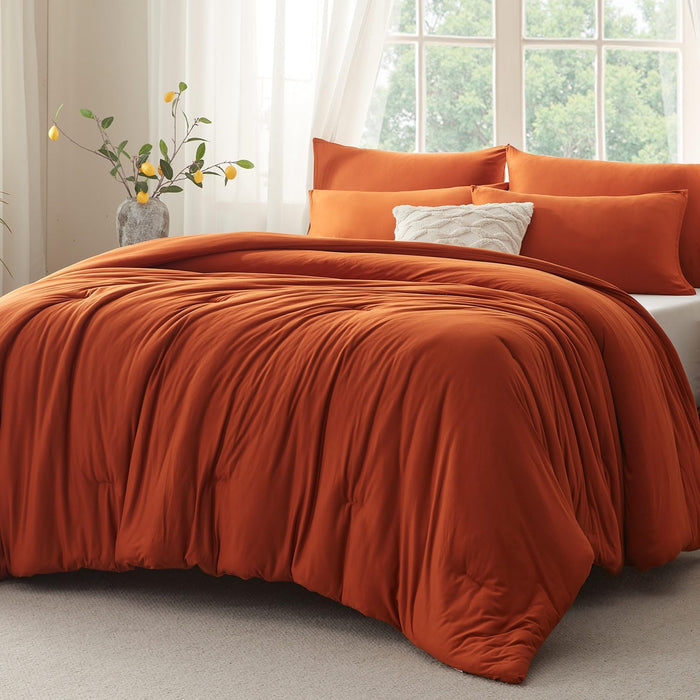 Queen Comforter Set, Comforters Queen Size Luxury Ultra-Soft Jersey Knit Bedding Sets, Dark Grey Lightweight Down Alternative Bed Comforte Queen for All Season, 3 Piece Bedding Setrey