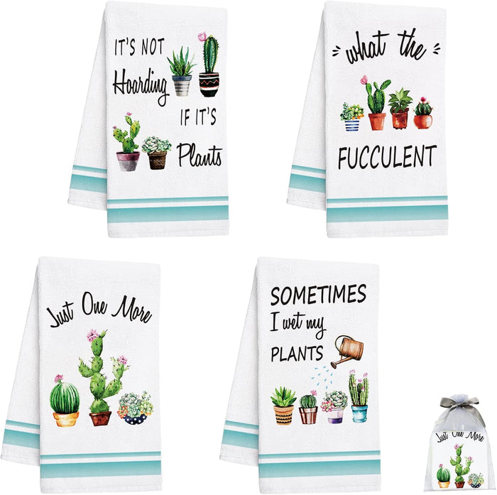 Nialnant Dish Towels for Kitchen, 16 x 23.6 Inch Housewarming Gifts New Home, Kitchen Gifts for Women, Mom, Men, Funny Kitchen Towels and dishcloths Sets
