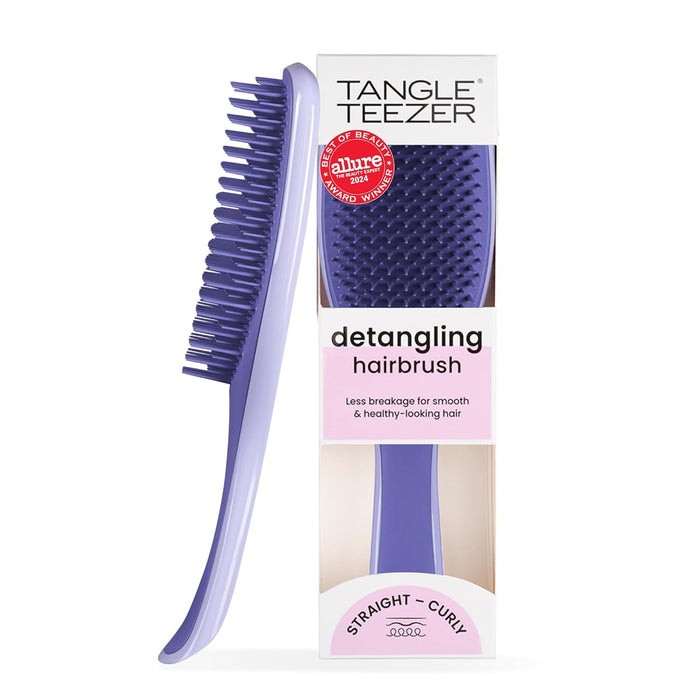 Tangle Teezer Ultimate Detangler Brush for Wet & Dry Hair, Eliminates Knots & Reduces Breakage for All Hair Types, Apricot Blaze