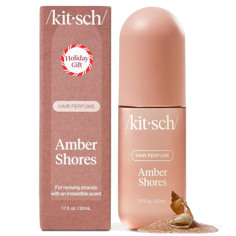 Kitsch Hair Perfume for Women - Warm Sugar | Clean, Deodorizing & Patented Odor-Eliminating Technology Hair Spray & Body Mist - Freshen Hair, Body & Pillows - Pink Grapefruit & Vanilla Scent - 50mL
