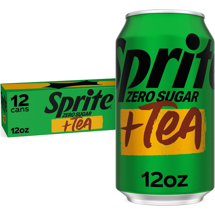 Sprite Lemon Lime Soda Soft Drinks, 12 fl oz, 12 Pack