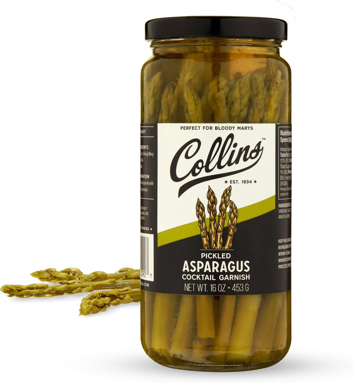 Collins Gourmet Snow White Cocktail Onion - Pickled Onion jar for Cocktails, Bloody Mary ingredients, Meat and Cheese Trays and Snacks - Pickled Onions 8oz