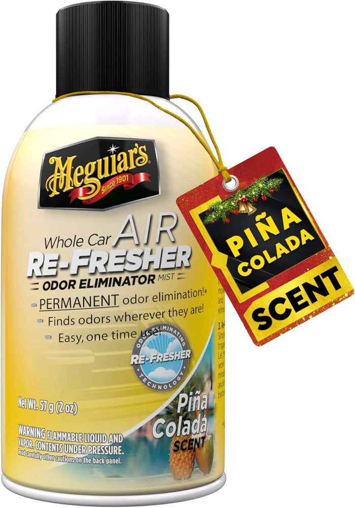 Meguiar's Whole Car Air Re-Fresher,Odor Fighting Mist, Fights Off Strong Vehicle Odors,Air Freshener, New Car Scent - Three 2 Oz Spray Bottles