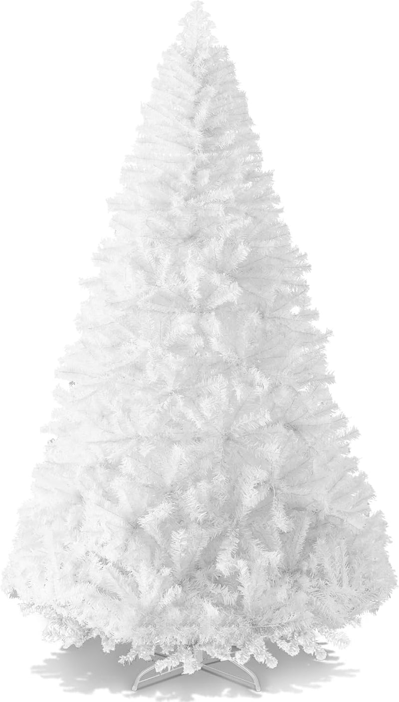 Best Choice Products Artificial Christmas Tree, 6ft Premium Unlit Hinged Design, Dense Branches Realistic Holiday Décor w/Easy Assembly, Base