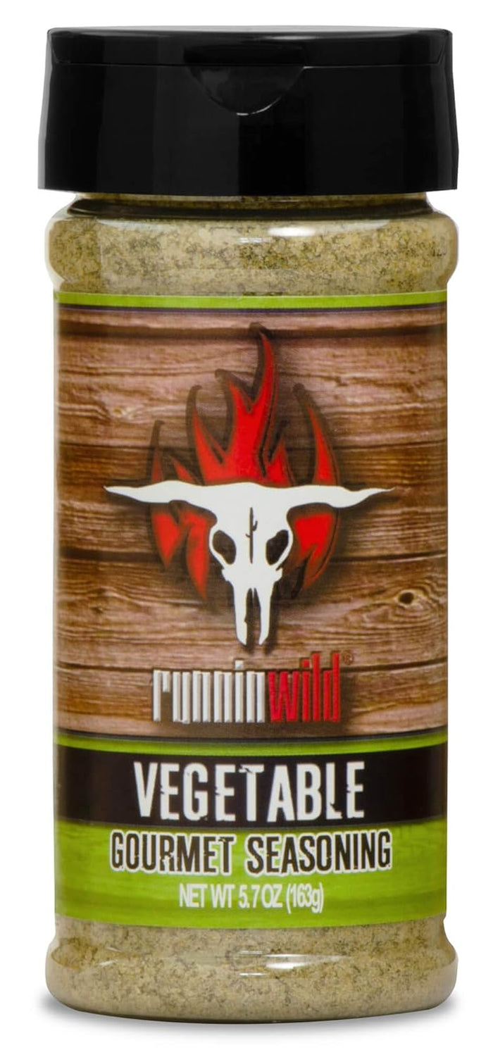 Gourmet Vegetable Seasoning | No Artificial Flavors, No MSG added | Runnin’ Wild Foods, 5.7 ounces