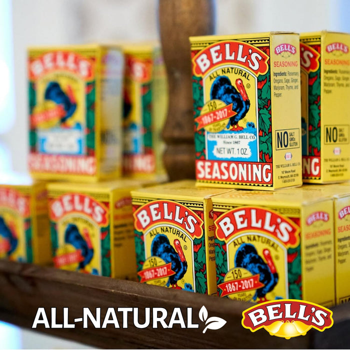 Bell's All Natural Seasoning 1oz Box, Classic Salt-Free Poultry Blend, Gluten-Free, Kosher & Non-GMO