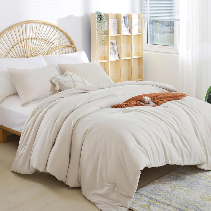 weigelia Pink Comforter Full Size Set – Soft All-Season Bedding with 300GSM Fluffy Microfiber, Includes 2 Matching Pillowcases – Elegant Blush Pink Comforter for Girls, Teens, and Women