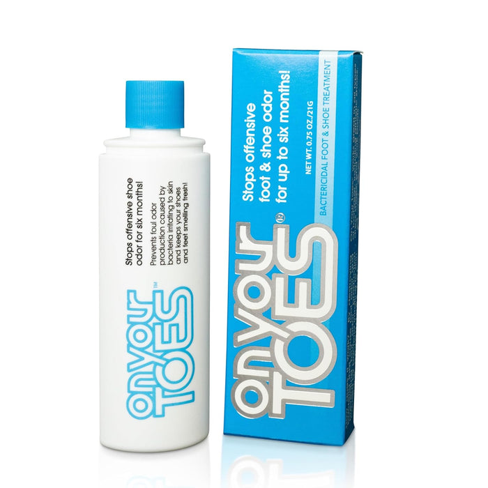 On Your Toes Natural Foot and Shoe Odor Eliminator –Shoe Deodorizer with Body Powder to Neutralize Smelly Odors – Long-Lasting, Fast-Acting Foot Powder for Kids and Adults (4 Pack)
