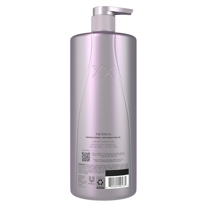Nexxus Therappe Moisturizing Shampoo Ultimate Moisture for Dry Hair Silicone-Free, Moisturizing ProteinFusion with Elastin Protein and Green Caviar 33.8 oz