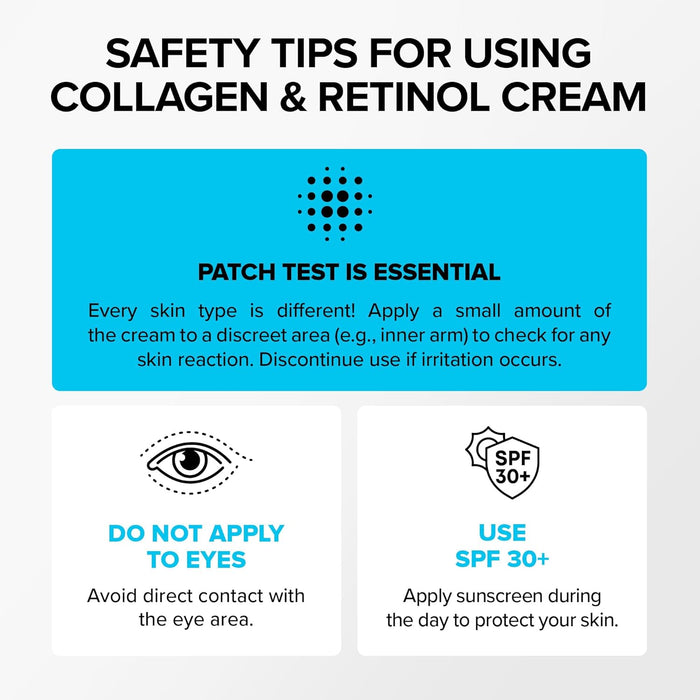 SimplyVital Collagen, Retinol & Hyaluronic Acid Cream - Anti-Aging Face Moisturizer for Face, Firming Skin Care Neck & Décolleté - Made in USA, Daily Moisturizer Face Cream Day & Night - 1.7 fl.oz.