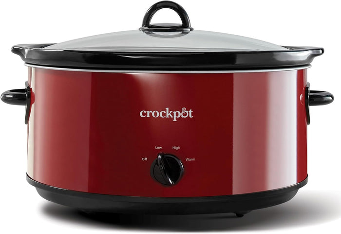 Crock-Pot 7 Quart Oval Manual Slow Cooker, Stainless Steel (SCV700-S-BR), Versatile Cookware for Large Families or Entertaining