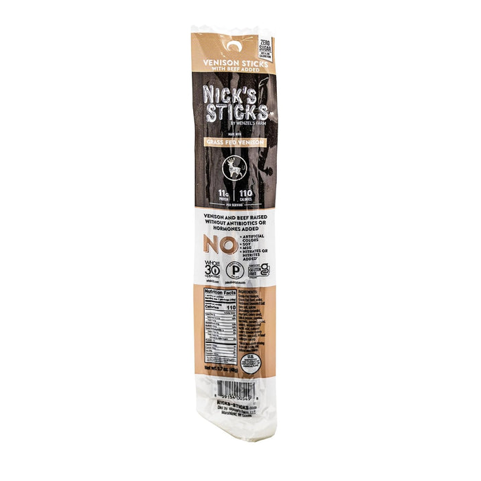 Nick's Sticks Clean & Balanced Free Range Turkey Snack Sticks | Made in the USA | Gluten Free | Paleo, Keto, Whole30 Approved | No Soy, Antibiotics or Hormones (12 – 1.7oz. Packs of 2 Sticks)