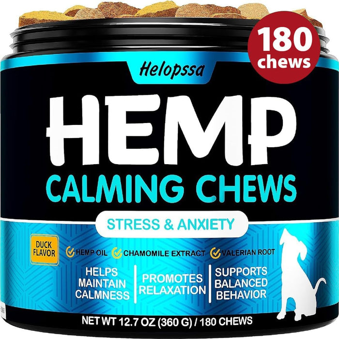 Hemp Oil for Dogs and Cats - Organic Hemp Oil Drops for Anxiety Relief, Stress,Pain, Calming, Sleep, Arthritis - Hip and Joint Support - Skin Health, Anti-Inflammatory - Omega 3-6-9 Pet Drops (2 Pack)