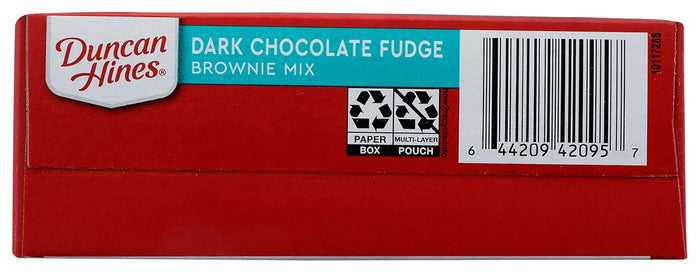 Duncan Hines Brownie Mix, Dark Chocolate Fudge, 18.2 oz.