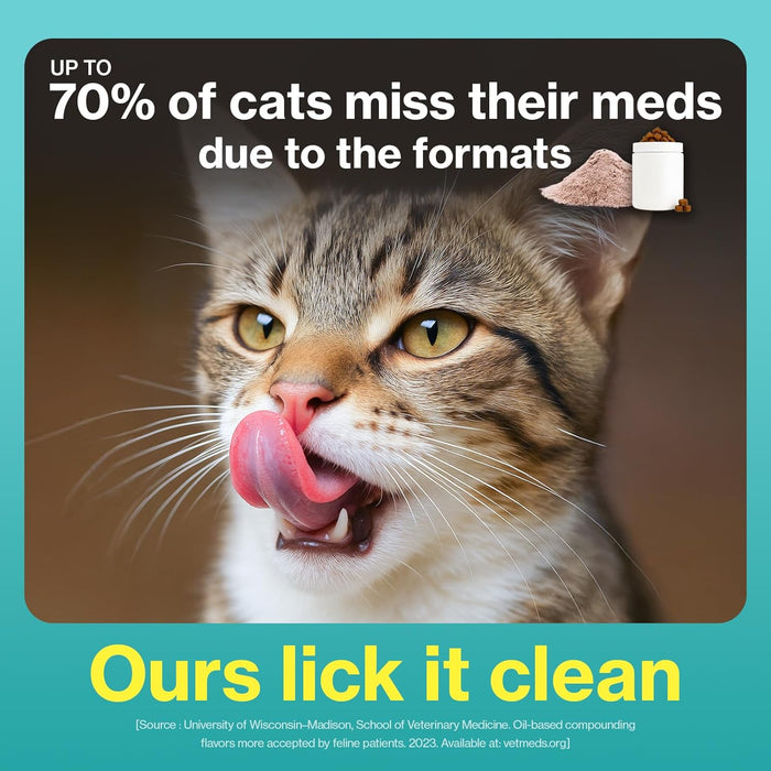 Dr.by CAT BIOME Cat Probiotics - Digestive & Gut Support for Cats, Diarrhea Relief, Immunity Booster with Lactiplantibacillus plantarum Lickable Formula Individually Packaged