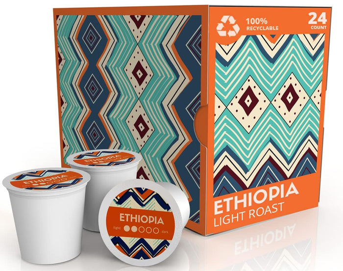 Atlas Coffee Club Coffee Pods – Dark Roast, Single-Origin El Salvador, 24 Count – Compatible with Keurig K-Cup Brewers – 100% Recyclable, Premium Arabica Coffee