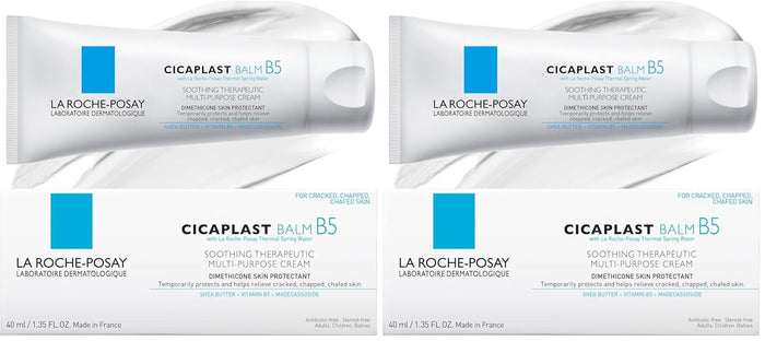 La Roche-Posay Cicaplast Balm B5, Healing Ointment and Soothing Therapeutic Multi Purpose Cream for Dry & Irritated Skin, Body and Hand Balm, Baby Safe, Fragrance Free