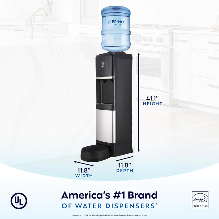 Primo Easy Top Loading Water Dispenser with Pet Station for Cat and Dog