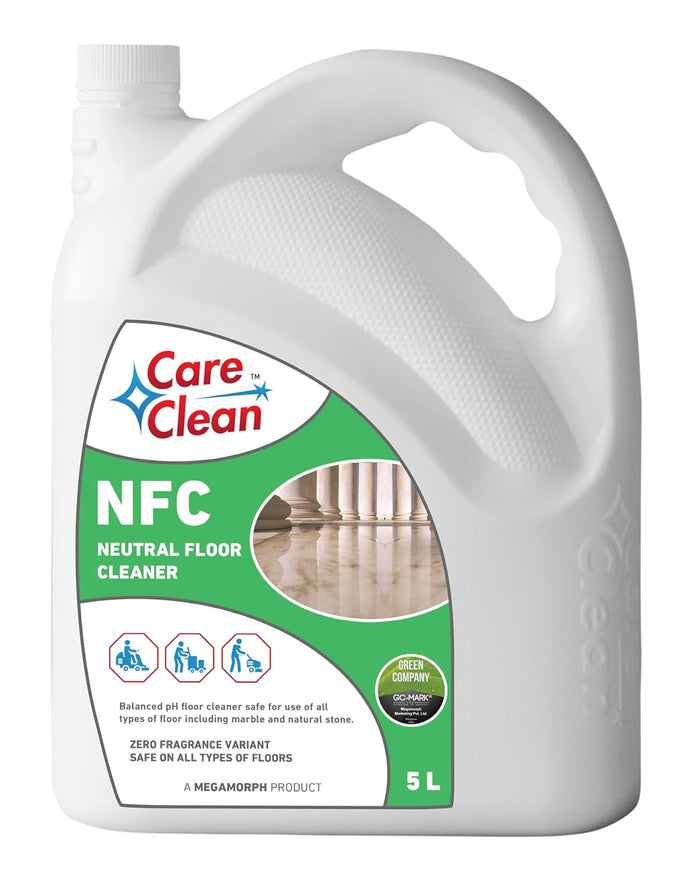 CareClean | Neutral Floor Cleaner - 5 Liter | Liquid Disinfectant, Baby Safe, Pet Friendly, Insect Repellent & pH Neutral Floor Cleaner