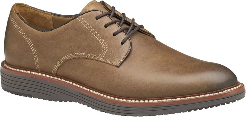 Johnston & Murphy Upton Plain Toe Men’s Shoe, Business Casual Men’s Dress Shoes, Comfortable Leather Shoes for Men