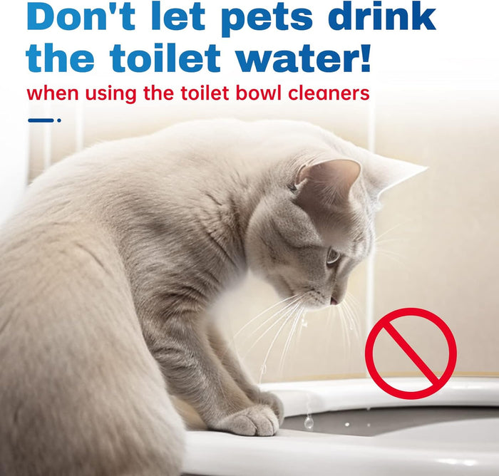 Vacplus Toilet Bowl Cleaner Tablets 40 PACK, Automatic Cleaners with Bleach, Slow-Releasing Toilet Tank Cleaners for Deodorizing & Descaling, Household Toilet Cleaners against Tough Stains