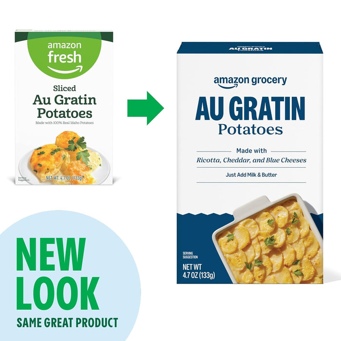 Amazon Grocery, Au Gratin Potatoes, 4.7 Oz (Previously Amazon Fresh, Packaging May Vary)