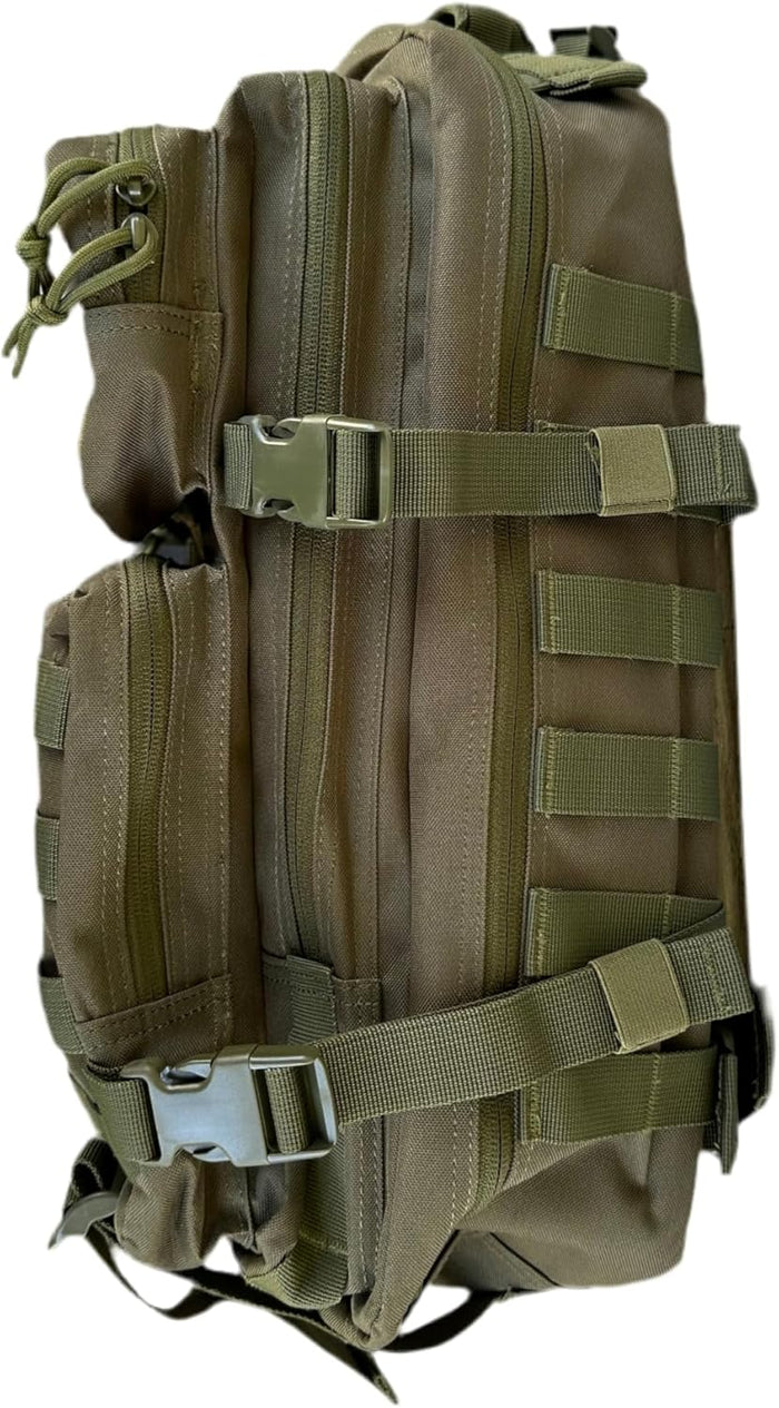 40L Tactical Backpack – 900D/1000D Molle Assault Pack, 3-Day Survival, Hiking, Camping, Travel Gear Ranger Green
