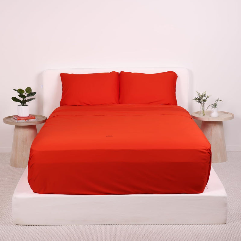 THE LAD COLLECTIVE 2.0 Bedding Set - 4 Piece Sheet & Pillow Case Set, Custom Blend, Soft, Comfortable, Temperature Regulating, & Easy-to-Use - (Twin XL, Aspen)