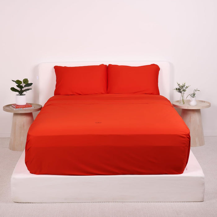 THE LAD COLLECTIVE 2.0 Bedding Set - 4 Piece Sheet & Pillow Case Set, Custom Blend, Soft, Comfortable, Temperature Regulating, & Easy-to-Use - (Twin XL, Aspen)