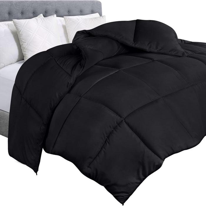 Utopia Bedding Comforter Duvet Insert, Quilted Comforter with Corner Tabs, Box Stitched Down Alternative Comforters King Size (White)