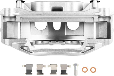 SCITOO 18B5075 Rear Left Disc Brake Caliper w/Bracket Fit for Ford for E-150 2008-2014,for Ford for E-250 2008-2014,for Ford for E-350 Super Duty 2008-2019 2021-2024, Double Pistons