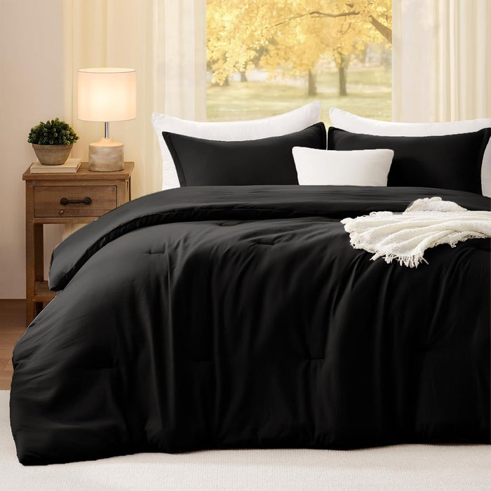 Full Comforter Sets Terracotta,3PCS Soft Lightweight Breathable Bedding Comforter Sets for All Season, Full Size(82''×86'' Comforter & 2 Pillowcases)