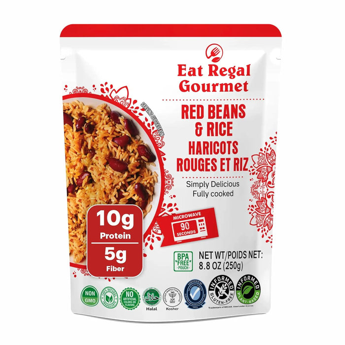 Eat Regal Tikka Masala Pack of 6, 8.8 Ounce, Ready to Eat in 90 Sec | 100% Natural Ingredients | precooked rice | Ready Rice | Microwavable | Side Dish