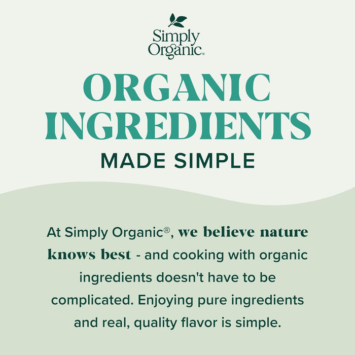 Simply Organic Ceylon Ground Cinnamon, 2.08 Ounce, Non-GMO Organic Cinnamon Powder
