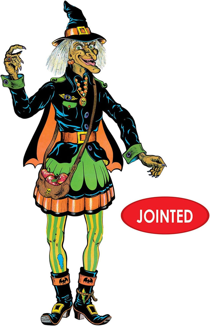 Beistle Vintage Halloween Jointed Witch