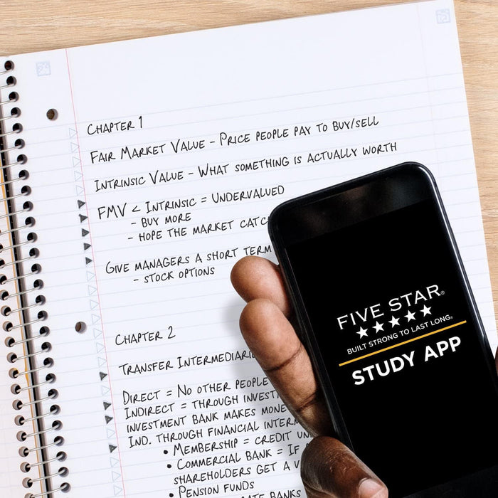 Five Star and National Wildlife Federation Spiral Notebook + Study App, 1 Subject, College Ruled Paper, 11" x 8-1/2", 80 Sheets, Forest Bear, 1 Count (820088FM)