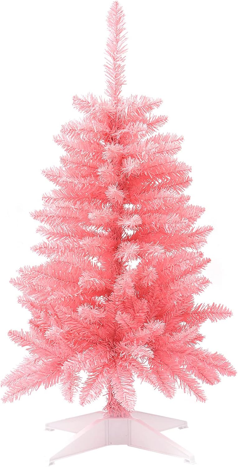 Mini Christmas Tree 3FT Artificial Desktop Xmas Tree for Holiday Decor 160 Branch Tips,Blue
