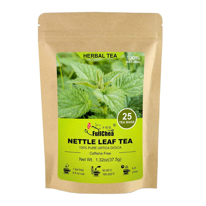 FullChea - Ginkgo Biloba Tea Bags, 36 Teabags - Premium Dried Ginkgo Biloba Leaves - Non-GMO - Caffeine-free - Support Memory & Focus