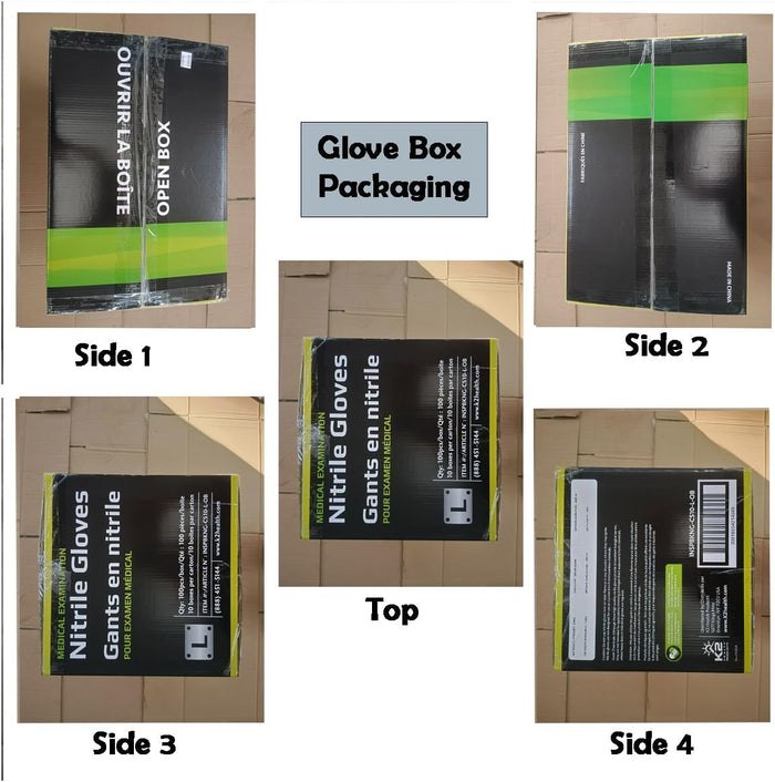 Inspire HEAVY DUTY ORIGINAL Stretch Nitrile Black Gloves Disposable Latex Free | Food, Mechanic, 6mil Black or 8 Mil Orange