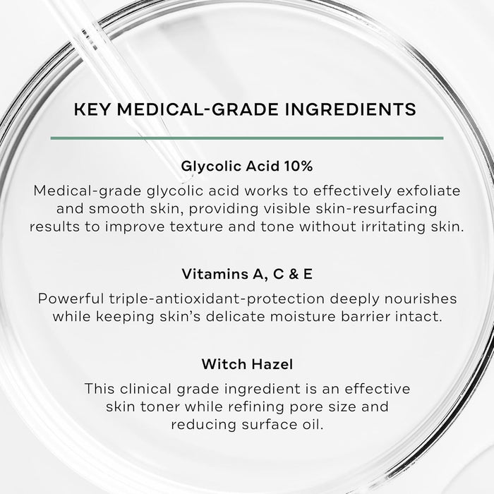 Replenix Glycolic Acid Resurfacing Skin Peel, Medical-Grade Facial Peeling Pads for Discoloration & Acne (60 ct.)