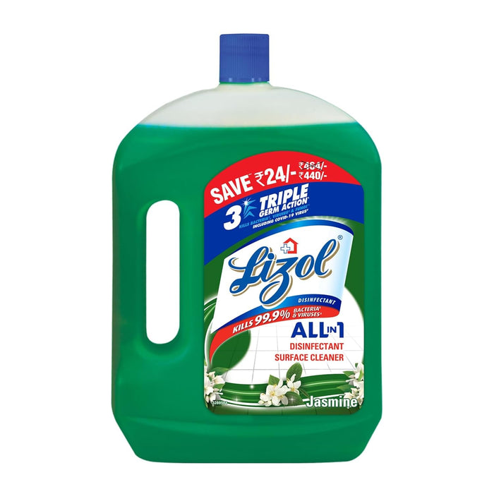 Lizol Disinfectant Surface & Floor Cleaner Liquid, Citrus - 5 Litre | Suitable for All Floor Cleaner Mops | Kills 99.9% Germs| India's #1 Floor Cleaner