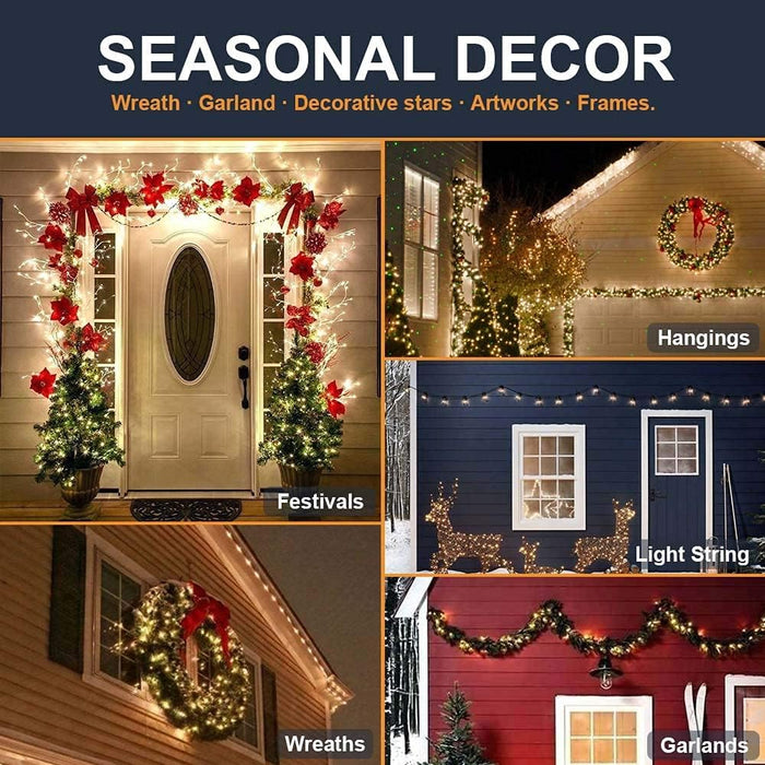 Vinyl Siding Hooks (50 Pack), Heavy Duty Stainless Steel Vinyl Siding Hangers, Low Profile No Hole Siding Clips for Hanging Outdoor Lights Wreath Christmas Decorations